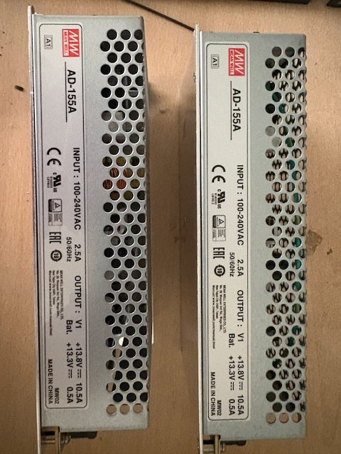 2x napajeci zdroj Mean Well AD-155A